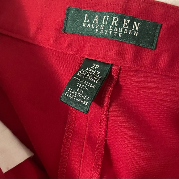 HP🎉 Ralph Lauren Red Pants - Picture 2 of 8
